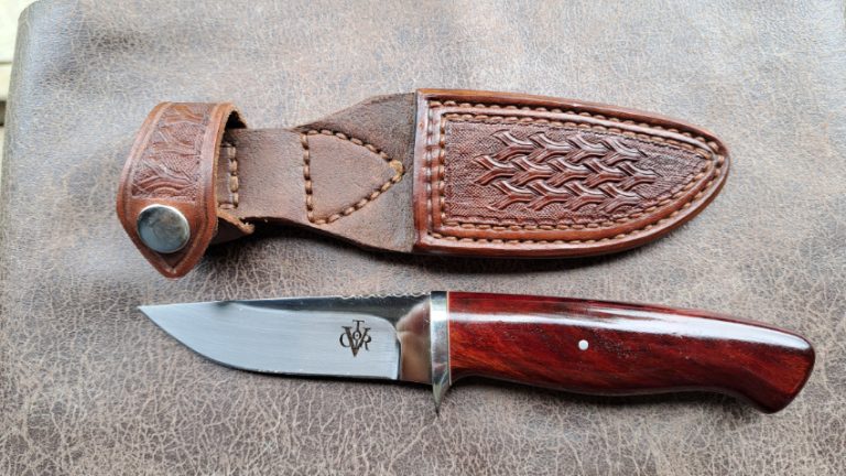 Hand Made Narrow Tang Happy Camper Knife 12b