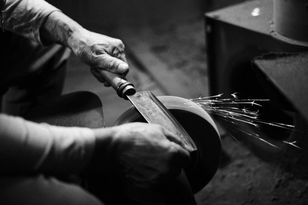 Sharpening a Handmade Knife